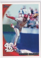 OZZIE SMITH TOPPS LEGENDS VARIATION SHORT PRINT CARDINALS SP #403 2010 10