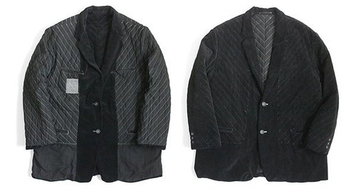 Yohji Yamamoto Pour Homme, Vintage 1992 AW Yohji Yamamoto Pour Homme Reversible jJacket Outer Size M