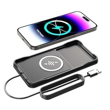 Wireless Car Charger, Car Wireless Chargers Charging pad Non Black-100cm cable