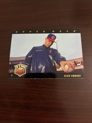 1993 Upper Deck - Alan Embree #12 Star RC Rookie Cleveland Indians