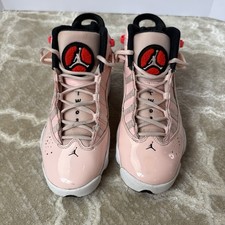 Air Jordan 6 Rings Pink Girls Sneakers Size 5.5Y. Used
