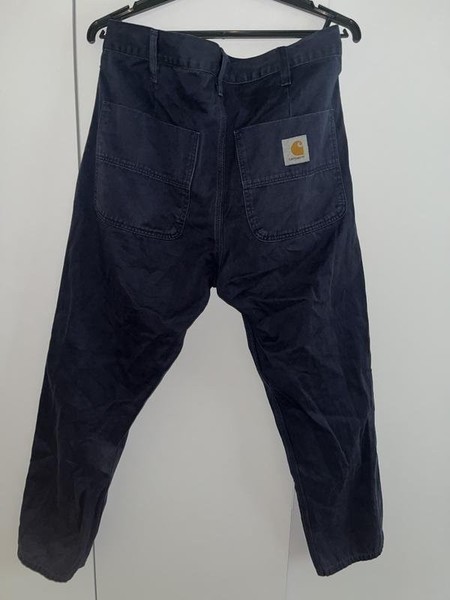 Men Carhartt WIP Trousers Navy Denim 30