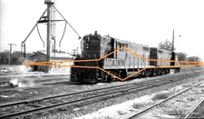 ACL 115 GP7 in Augusta Georgia October 03,1965  Original B&W Negative