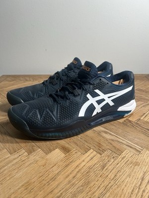 ASICS Gel-Resolution 8 Mens Sz 10.5 Tennis Shoes Velvet Pine &White 1041A079-300
