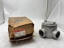 Crouse-Hinds GUAL69 Conduit Outlet Box with Cover 2"