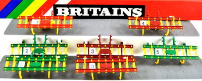 1970* Diverse 1:32 Britains 9536 Farm Grubber Egge 9 Zinken 4 Farm Traktoren