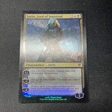 1x Sorin, Lord of Innistrad - Foil Light Play, English Duel Decks: Sorin vs Tiba
