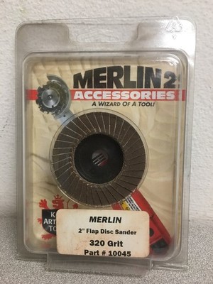 King Arthur's Tools Merlin2 2 in. Tungsten Carbide Bolt-On Sanding Disc 320 Grit