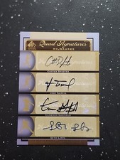 2012 SP Signature Edition Quad Milwaukee Dykstra, Garcia, Garfield, Lintz