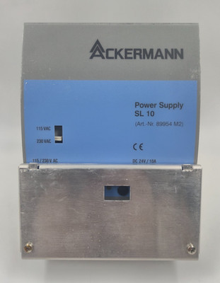 Ackermann Power Supply SL 10 Netzgerät 24V 10A Art. 89954 M2