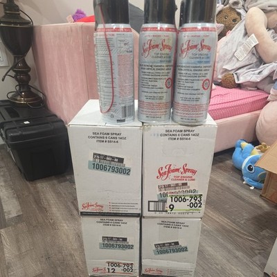 Sea Foam Spray SS14-6 Case (6 Cans) Top Engine Cleaner & Lube 12oz NEW