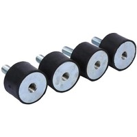 Gummipuffer M6 M8 VibrationsdäMpfer Silentblock Gummi 4 StüCk