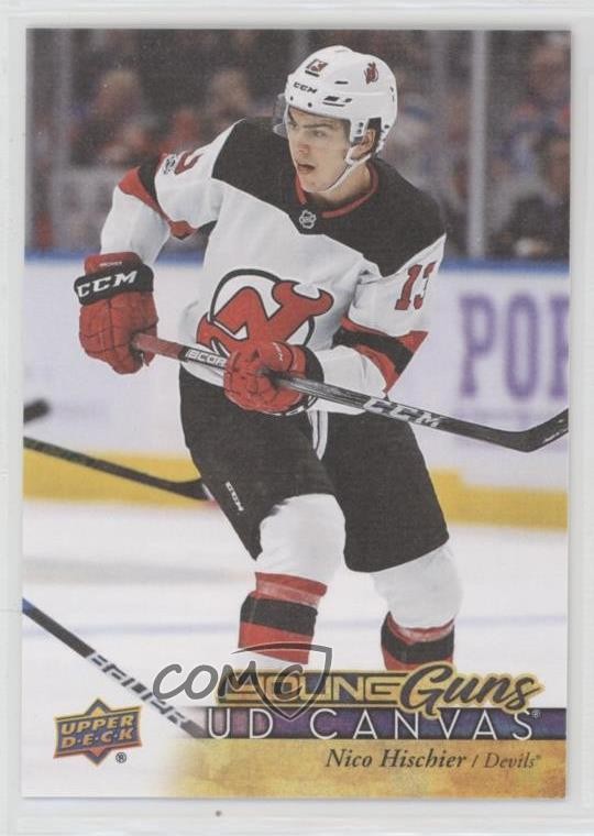 2017-18 Upper Deck UD Canvas Young Guns Nico Hischier #C211 8hk