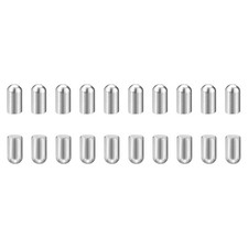 20Pcs 6mm x 12mm Dowel Pins, 304 Stainless Steel Round Head Pin, Silver