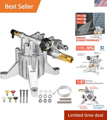 #ad High Performance 3000 PSI Vertical Pressure Washer Pump Maintains Easy Freedom $79.94