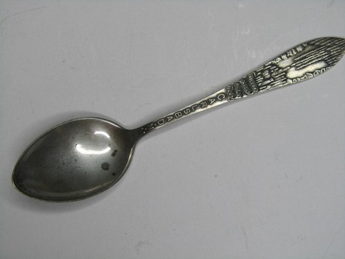 Vintage Sterling Silver Souvenir Spoon Carlsbad NM 4" - Picture 2 of 3