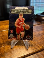 2024-25 MOSAIC THUNDER ROAD REED SHEPPARD ROOKIE CARD #16 HOUSTON ROCKETS