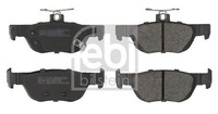 Febi Bilstein Bremsbelagsatz, Scheibenbremse Hinten F�R Mazda