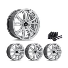 Set Of 4 17 Silver Alloy Wheel Rims 5x114.3 Fits Nissan Sentra Rtx75 5lug
