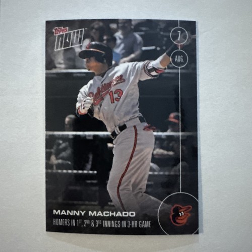 2016 Topps Now 329 Manny Machado