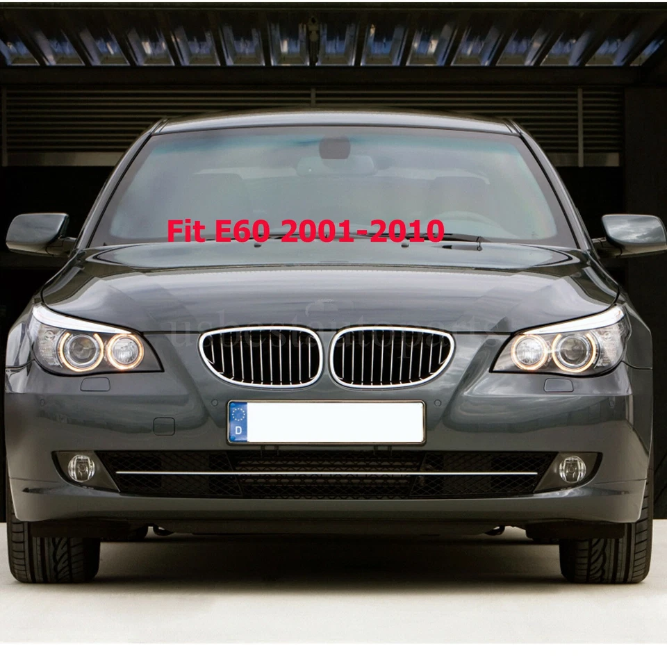 Pair Fit BMW E60 E61 2004-2010 5-Serie PP Side Skirts Panels 525i 530i 545i - Imagem 3 de 4