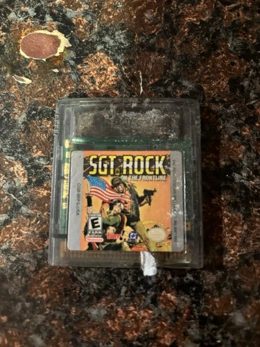 Tested Gameboy Color Cartridge Sgt. Rock On The Frontline