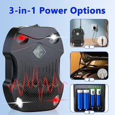 Car Rat Repellent Device – Ultrasonic & LED Strobe Mouse Deterrent for Engines