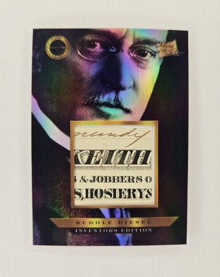 Pieces of the Past Rudolf Diesel Inventors Edition 2025 Hand Written Relic 523