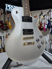 PRS Wood Library McCarty Singlecut 594 - Satin Platinum w/OHSC & PLEK*D #627