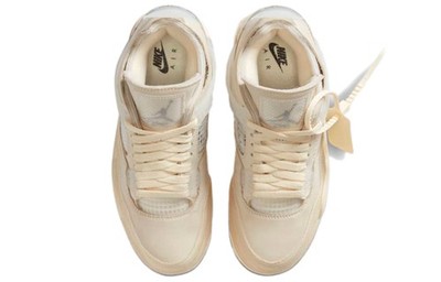 Size 7.5 - Jordan 4 SP x Off-White Mid Sail W for sale online | eBay