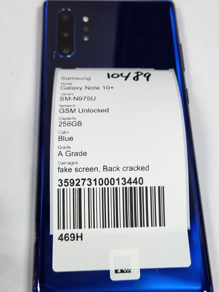 Samsung Galaxy Note10 - 256 GB - Aura Blue (Unlocked) for sale