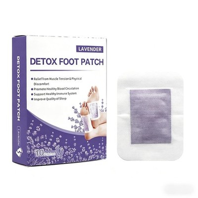 Detox Foot Patch Variety Pack, 10 Adhesive Pads, Lavender Ginger Rose Tea