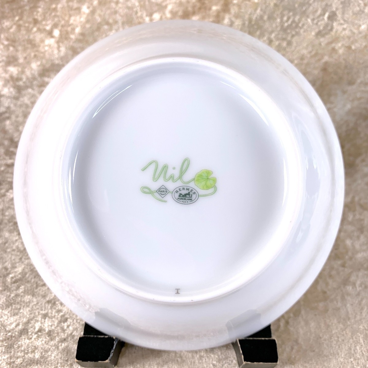 エルメス ナイル 角皿 Vintage Hermes Paris Bowl Nil Nile 14cm