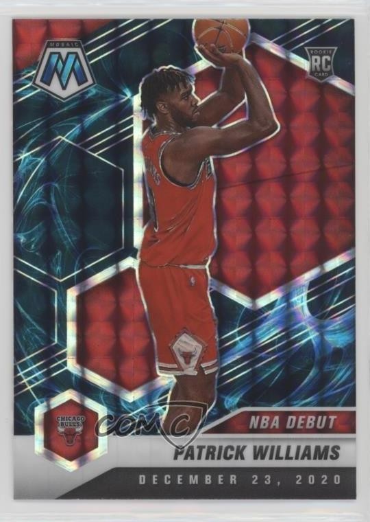 2020 Panini Mosaic NBA Debut Genesis Prizm Patrick Williams #267 Rookie RC 0qw3