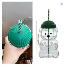 Starbucks Bearista Bear Glass Cold Cup Holiday Limited Edition 2026 Gift New