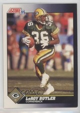 1991 Score LeRoy Butler #456 HOF 15av