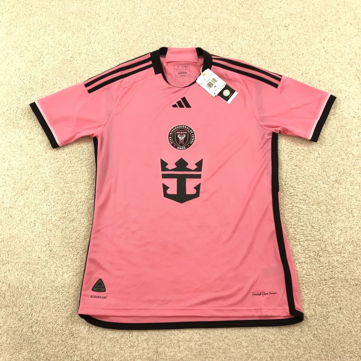 Adidas Inter Miami Home Jersey Messi #10 Mens Medium Pink JE9742