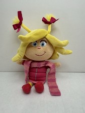 Dr Seuss The Grinch 2018 Illumination Movie Cindy Lou Who Plush Doll 7 Inch
