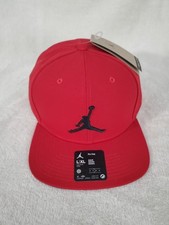 NIKE AIR JORDAN JUMPMAN PRO CAP SNAPBACK HAT MENS RED BLACK LARGE X-LARGE NEW