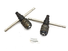 Lot of 2x Precise Machinist Tap Wrench w/ Guide, Sliding Handle, 3/4"-1, U.S.A.
