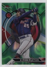 2023 Topps Finest Green Lava Refractor 73/99 Byron Buxton #98 10jr