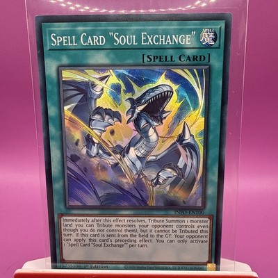 Zauberkarte ''Seelentausch'' - Super Rare 1. Auflage INFO-DE100 - NM - YuGiOh