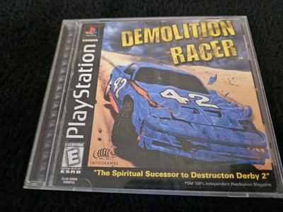 Demolition Racer (Sony PlayStation 1, PS1, 1999) Complete CIB - Tested- VG+ Cond