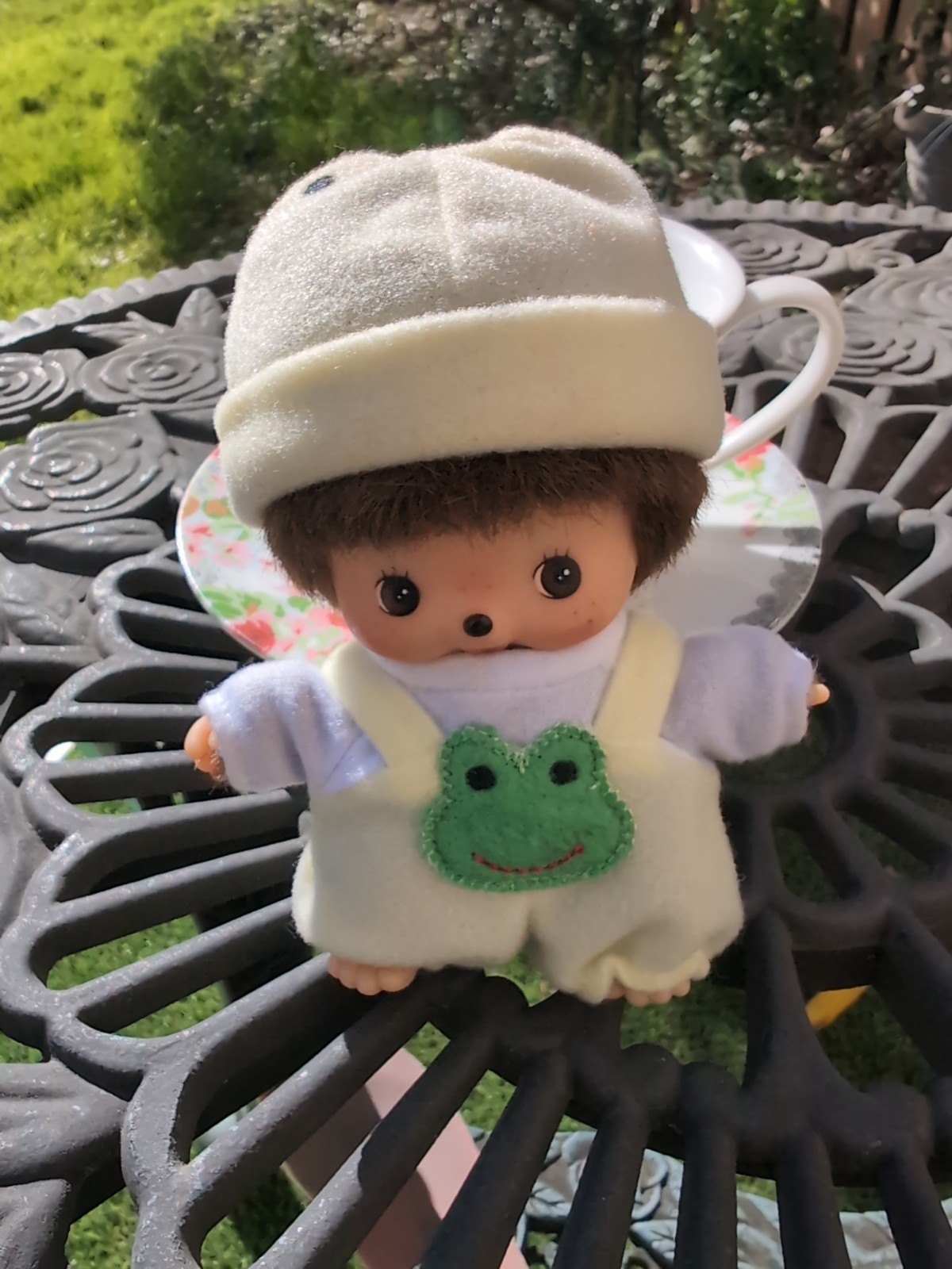 Frog Romper Bebichhichi  Baby Monchhichi Sekiguchi Plush Doll 5
