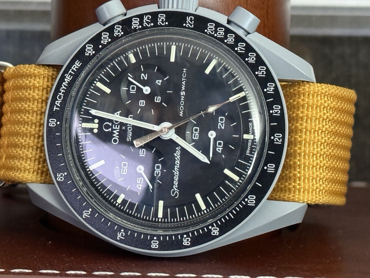 Swatch•Omega 5 Moonswatch collection W/ Display Case | eBay