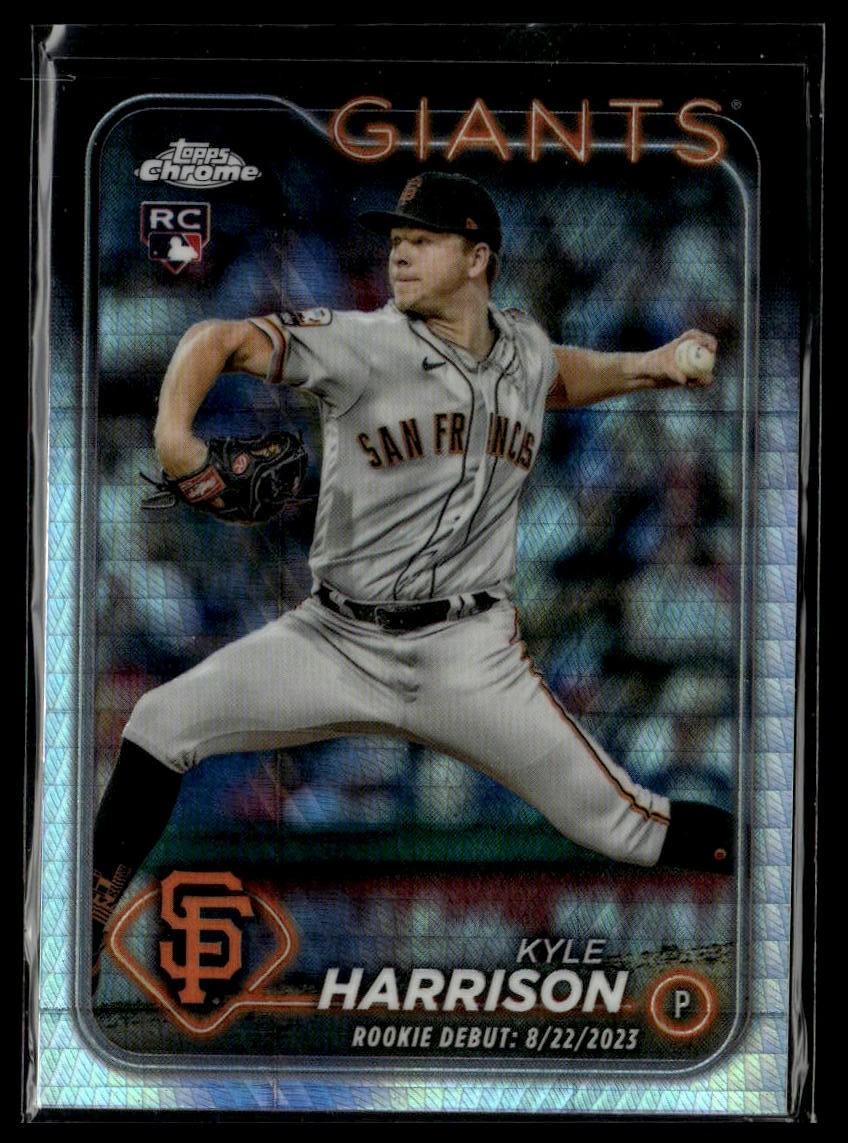 2024 Topps Chrome Update #USC157 Kyle Harrison Prism Refractors