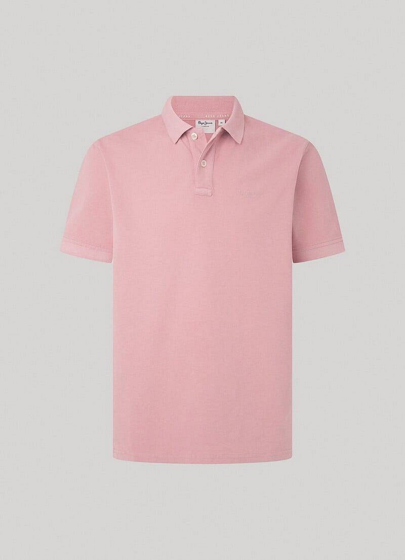 Pepe Jeans New Oliver - Poloshirt Kurzarm Piquet Rosa - Gre L Bekleidung 10390₽