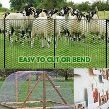 Hexagonal Wire Mesh, 60CMx5M Metal Fence Panels Wire Mesh Panels