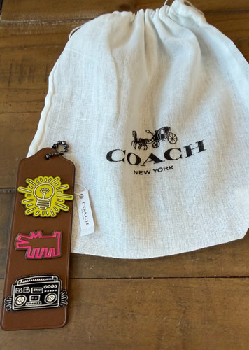 NWT Coach Keith Haring 3 Pin Set + Dust Bag F87558