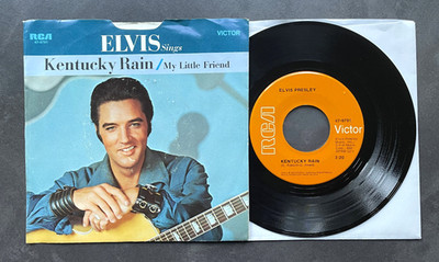 7'' Elvis Presley - Kentucky Rain - US RCA w/ Pic